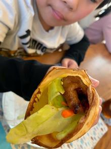 お野菜も摂れるお食事クレープ♪