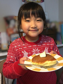 ホットなバースデーケーキ