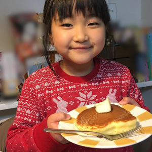 ホットなバースデーケーキ