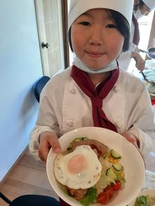 ロコモコ丼作って、父の日におもてなしいかがでしょうか？